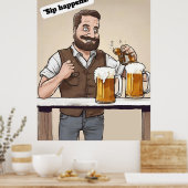 Bier-Angebot Poster (Küche)