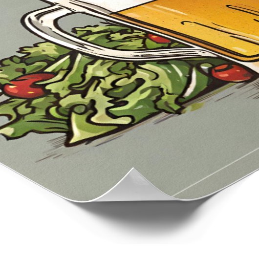 Bier-Angebot Poster (Ecke)