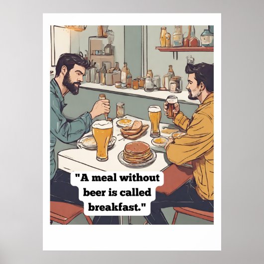 Bier-Angebot Poster (Vorne)