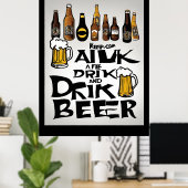 Bier-Angebot Poster (Heimbüro)