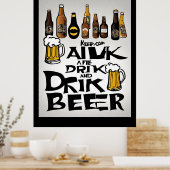 Bier-Angebot Poster (Küche)