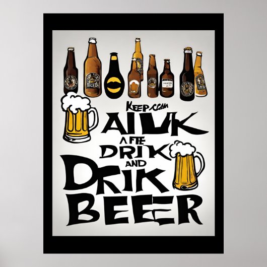 Bier-Angebot Poster (Vorne)