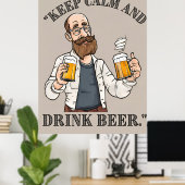 Bier-Angebot Poster (Heimbüro)
