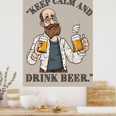 Bier-Angebot Poster (Küche)