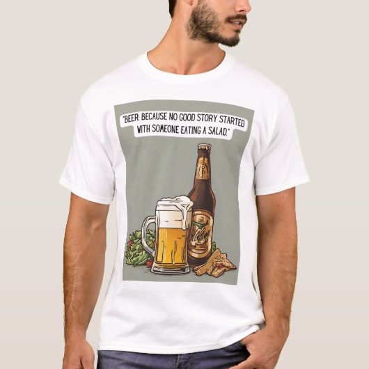 Bier-Angebot T-Shirt (Vorderseite)