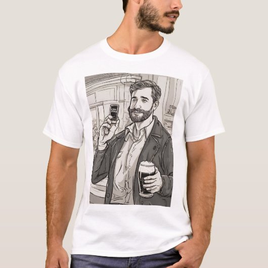 Bier-Angebot T-Shirt (Vorderseite)