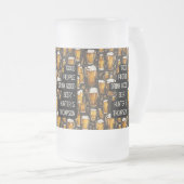 Bier-Angebote Mattglas Bierglas (VorderseiteRechts)