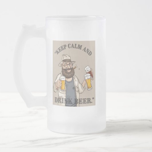 Bier-Angebote Mattglas Bierglas (Links)