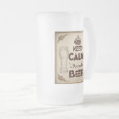 Bier-Angebote Mattglas Bierglas (VorderseiteRechts)