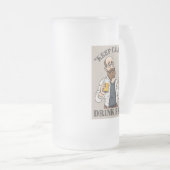 Bier-Angebote Mattglas Bierglas (VorderseiteRechts)