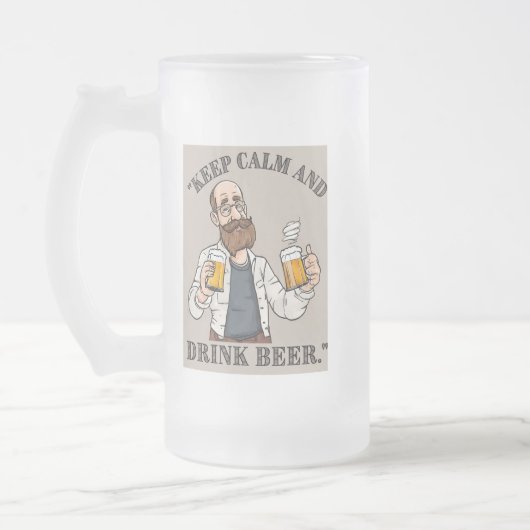Bier-Angebote Mattglas Bierglas (Links)