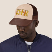 Bier auf Gehirn-Kappe Truckerkappe (Beispiel)