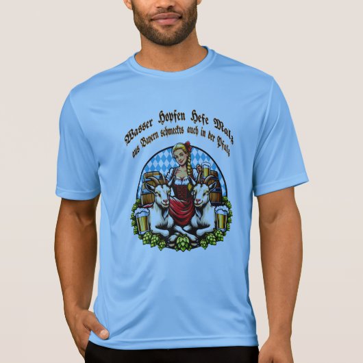 Bier aus Bayern in der Pfalz T-Shirt (Vorderseite)