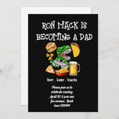 Bier-Baby-Dusche Dadchelor Party Einladung (Vorne/Hinten)