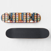 BIER Bar Pop Art INDIVIDUELLE NAME Skateboards (Horizontal)