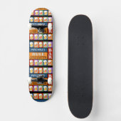 BIER Bar Pop Art INDIVIDUELLE NAME Skateboards (Vorderseite)