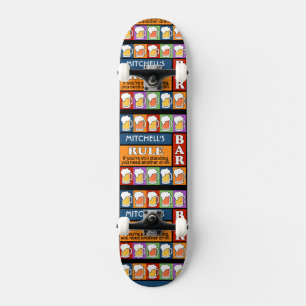 BIER Bar Pop Art INDIVIDUELLE NAME Skateboards