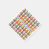 BIER Bar Pop Art individuelle Papierservietten (Ecke)