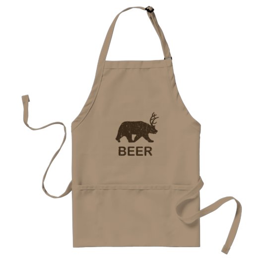 Bier-Bärn-Rotwild Schürze (Vorne)