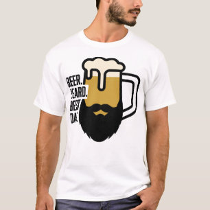 Bier, Bart, Best Vater - Der ultimative Vater Comb T-Shirt