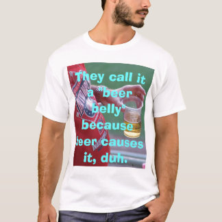 Bier-Bauch T-Shirt