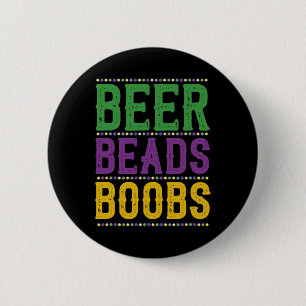 Bier Beads Breast Karneval Paradies Geschenk Funny Button