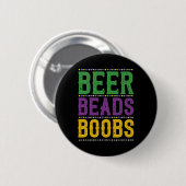 Bier Beads Breast Karneval Paradies Geschenk Funny Button (Vorne & Hinten)
