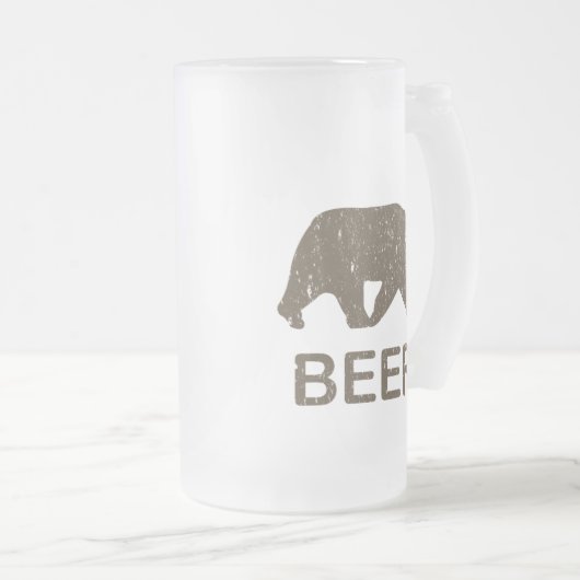 Bier Bear Deer Mattglas Bierglas (VorderseiteRechts)
