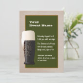 Bier bei Einladung (Stehend Vorderseite)