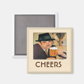 Bier, Beifall, Text ändern Magnet (Vorderseite/Rückseite)