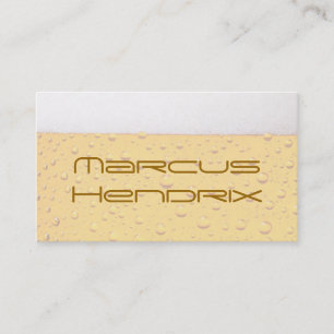 Bier-berufliche Geschäfts-Karten Visitenkarte