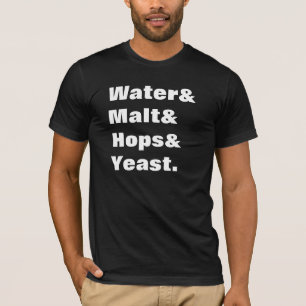 Bier-Bestandteile T-Shirt