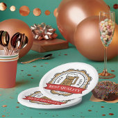 Bier Beste Qualität Abzeichen Pappteller