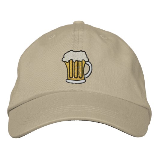 Bier Bestickte Kappe (Vorderseite)