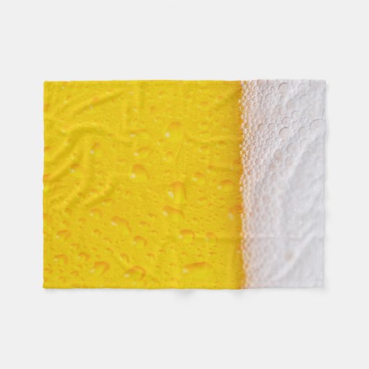 Bier/Bier Gestochen Fleecedecke (Vorderseite (Horizontal))