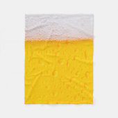Bier/Bier Gestochen Fleecedecke (Vorderseite)