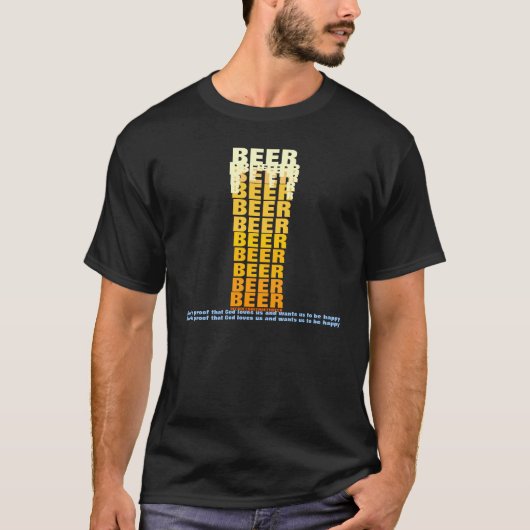 BIER BIER T-Shirt (Vorderseite)