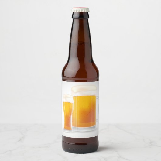 Bier Bierflaschenetikett (Vorderseite)