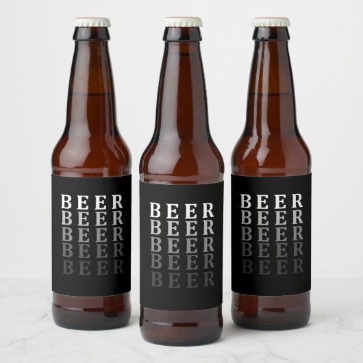 Bier, Bierliebhaber Bierflaschenetikett (Flaschen)