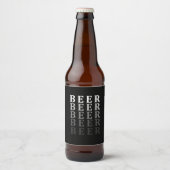 Bier, Bierliebhaber Bierflaschenetikett (Vorderseite)