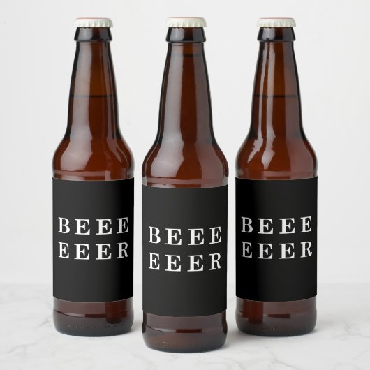 Bier, Bierliebhaber Design Bierflaschenetikett (Flaschen)
