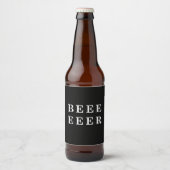 Bier, Bierliebhaber Design Bierflaschenetikett (Vorderseite)