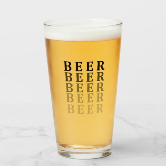 Bier, Bierliebhaber Glas (Vorne (Gefüllt))