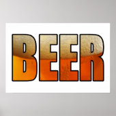 Bier, Bierliebhaber Poster (Vorne)