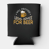 Bier bietet Rechtsberatung Dosenkühler (Vorderseite)