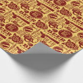 Bier Birthday Party Geschenkpapier (Ecke)