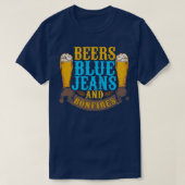 Bier Blue Jeans und Bonfire T-Shirt (Design vorne)