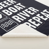 Bier Boat River and Drink Vater Geburtstag Sherpadecke (3/4)