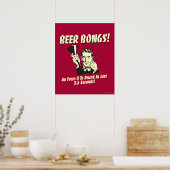 Bier-Bonbons: Von 0 bis Betrunken in 3.5 Poster (Küche)