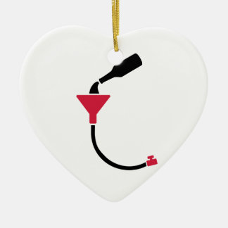 Bier Bong Keramikornament
